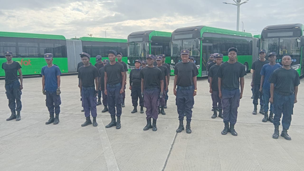 HKB officers in close formation at the depot